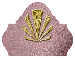 DARAY L 602 GD SH OR Gold Sunburst Shimmer Orchid Background